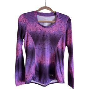 Mountain Hardwear Women’s Active Top Long Sleeve Ombre Purple Pink Small